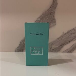 Tiffany & Co. Turquoise Silver Polishing Cloth Box